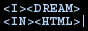 Banner I Dream in HTML